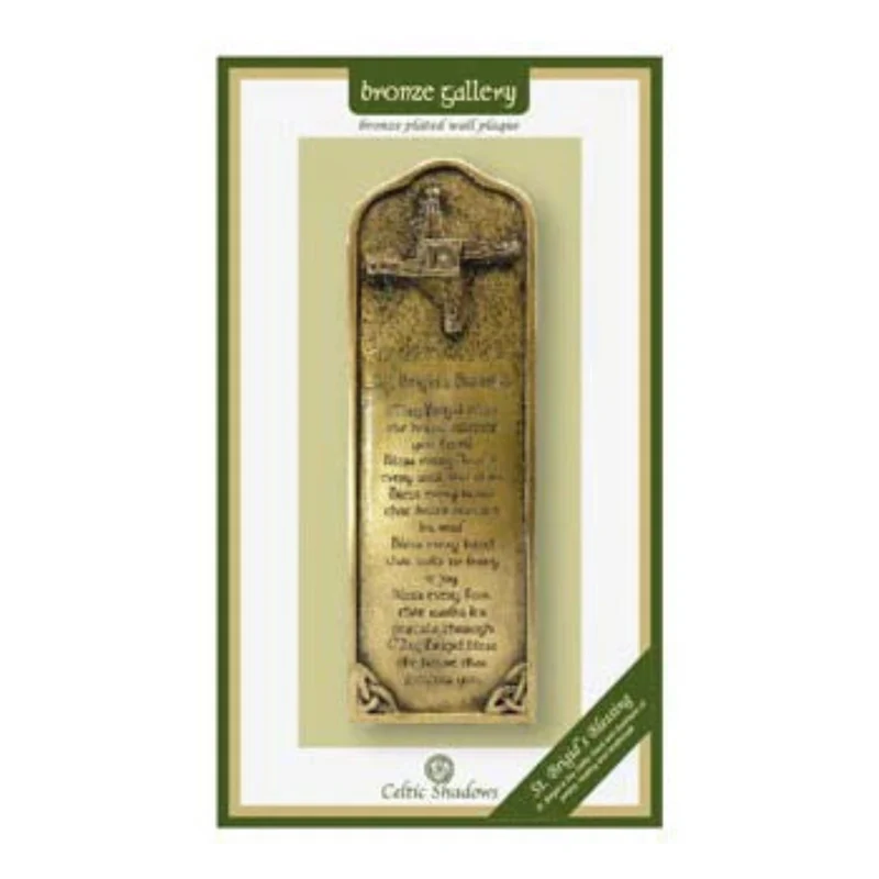 Bronze St. Brigid Blessing Wall Plaque