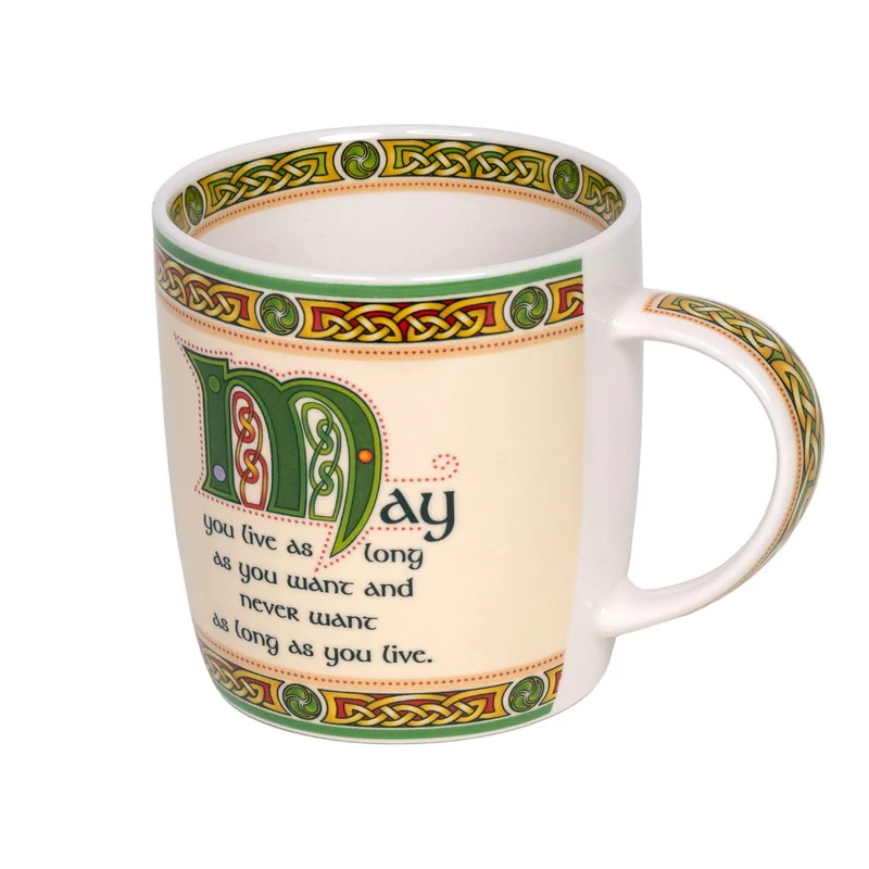 Royal Shamrock Irish Bone China Mug