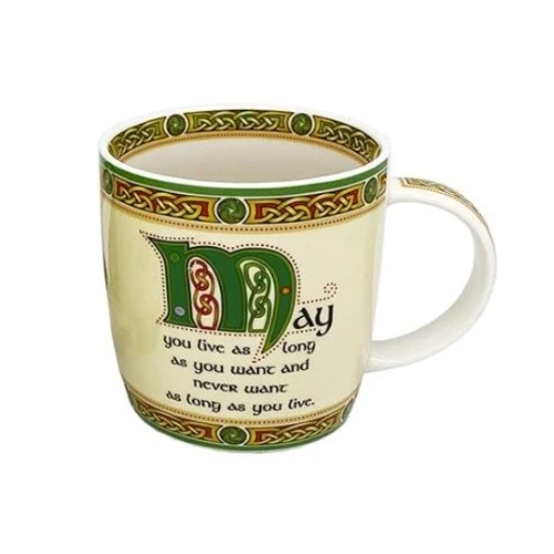 Royal Shamrock Irish Bone China Mug