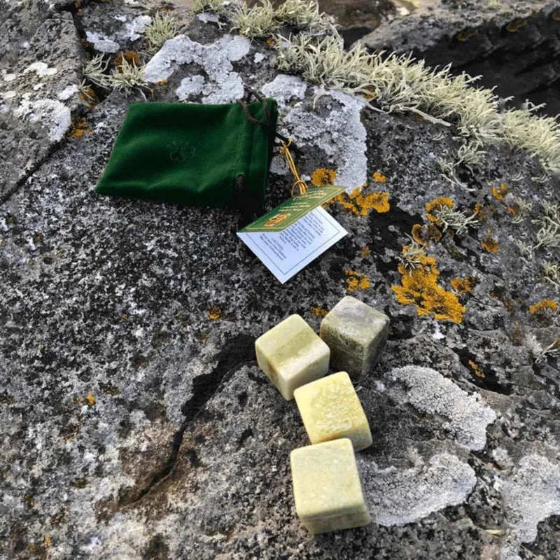 Genuine Connemara Marble Whiskey Stones, Set of 4