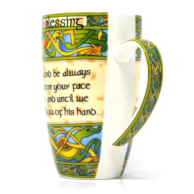 Bone China Irish Blessing Mug, Set of 6