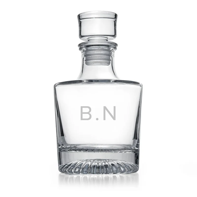 Personalised Elegance Initials Round Decanter