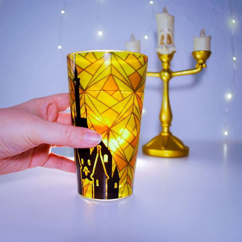 Die Schöne und das Biest - Belle Silhouette Glas