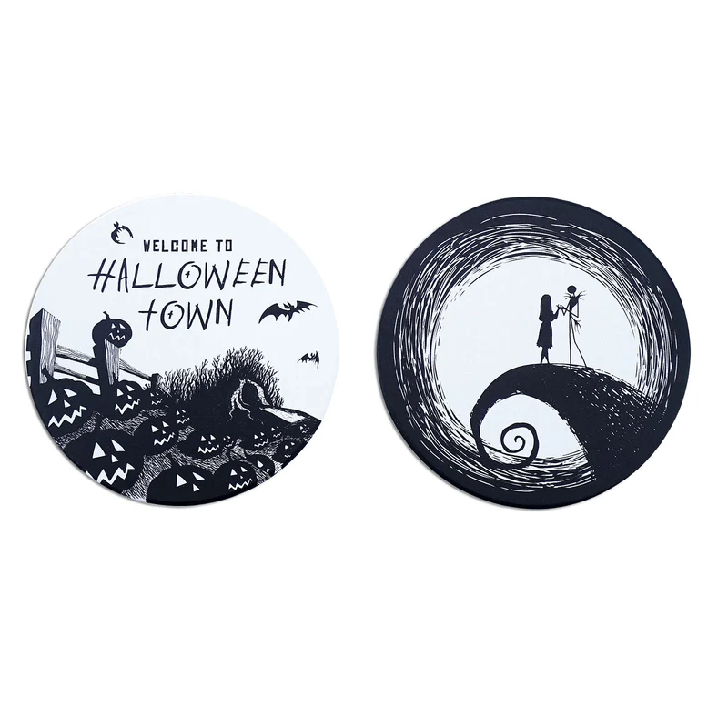 Nightmare Before Christmas - Welcome To Halloween Town Untersetzer 2er Set