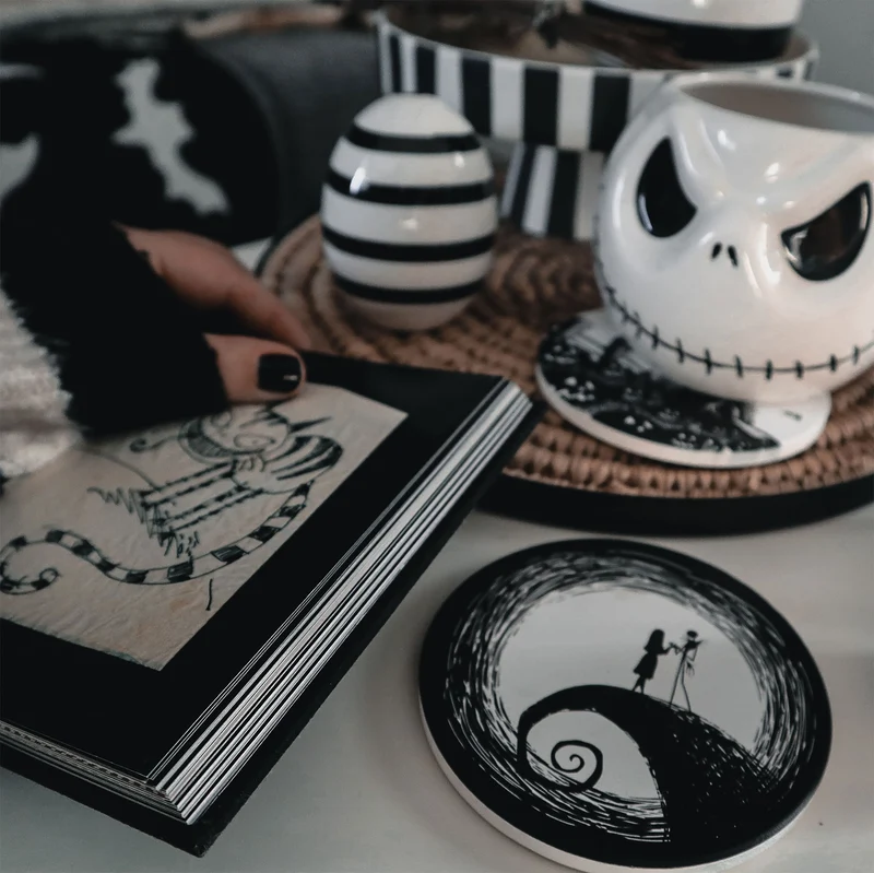 Nightmare Before Christmas - Welcome To Halloween Town Untersetzer 2er Set