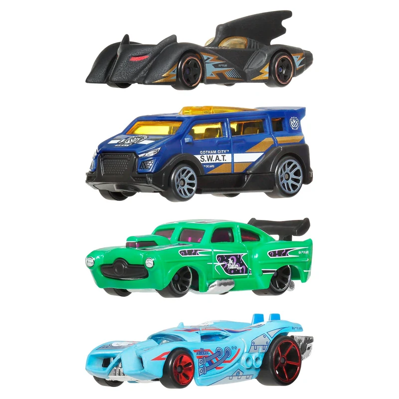 Batman Hot Wheels Silver Series Die-Cast Fahrzeuge 1/64 979T Sortiment (24)