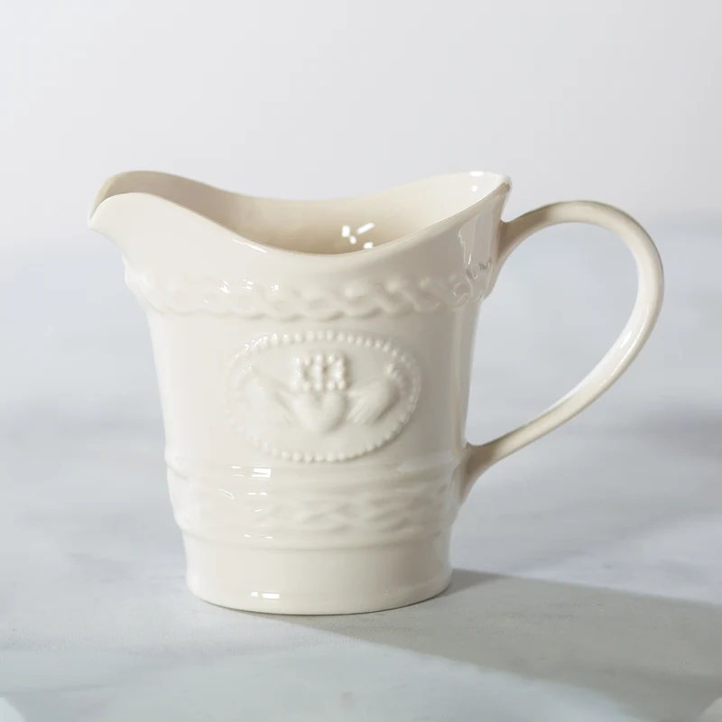 Belleek Claddagh Creamer Jug