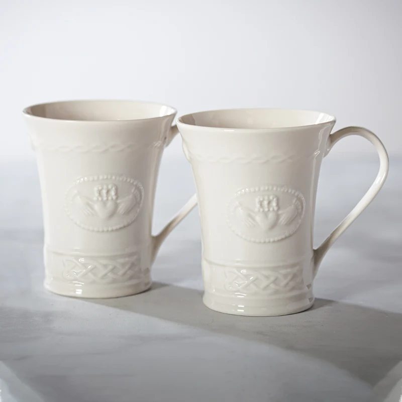 Belleek Claddagh Mugs