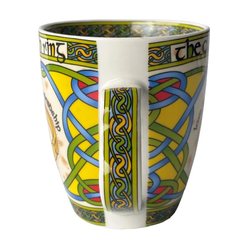 New Bone China Irish Mug with Claddagh Design