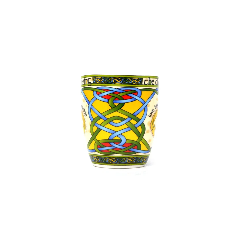 New Bone China Irish Mug with Claddagh Design