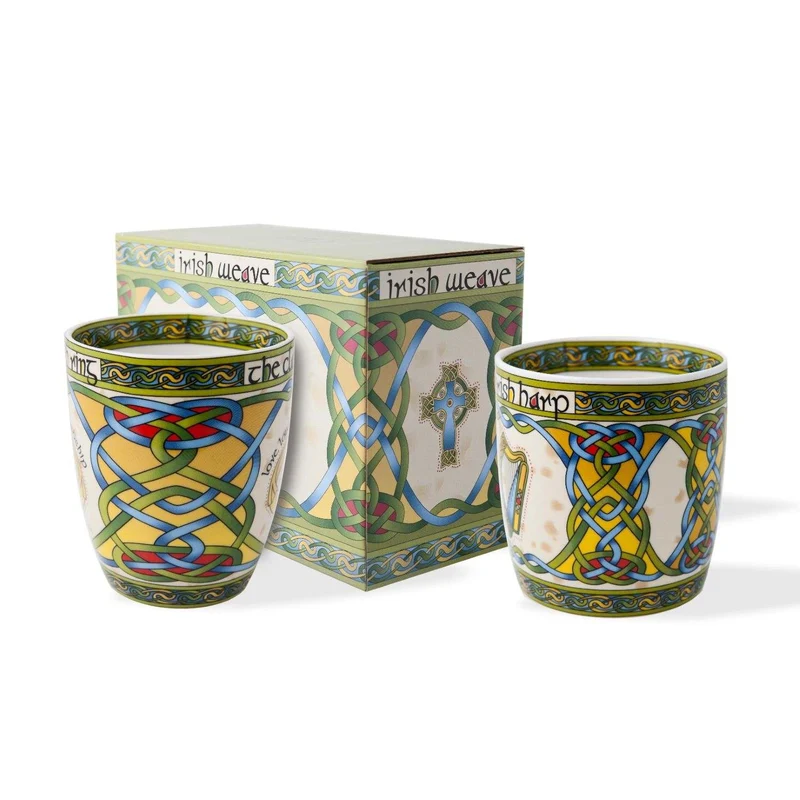 New Bone China Irish Mug with Claddagh Design