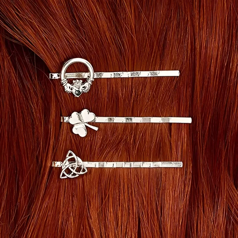 Traditional Celtic Silver Hair Pins