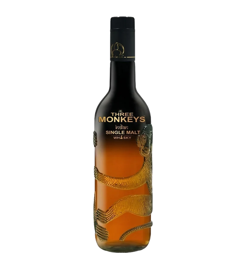 The Three Monkeys Indian S-Malt Whisky 750ml