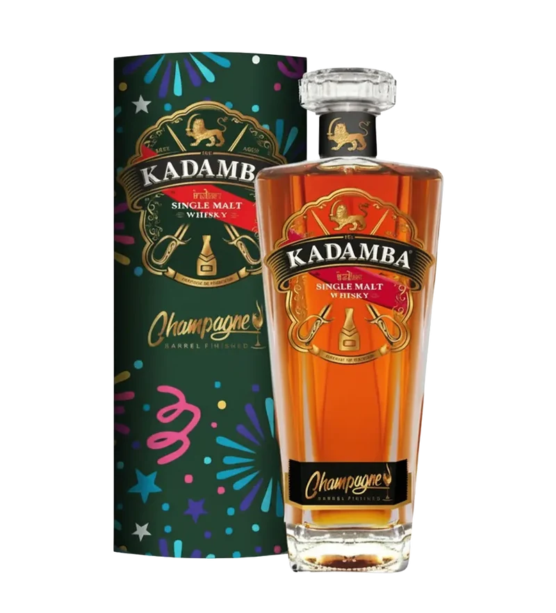 Kadamba Indian S-Malt Champagne Barrel Finished 750ml