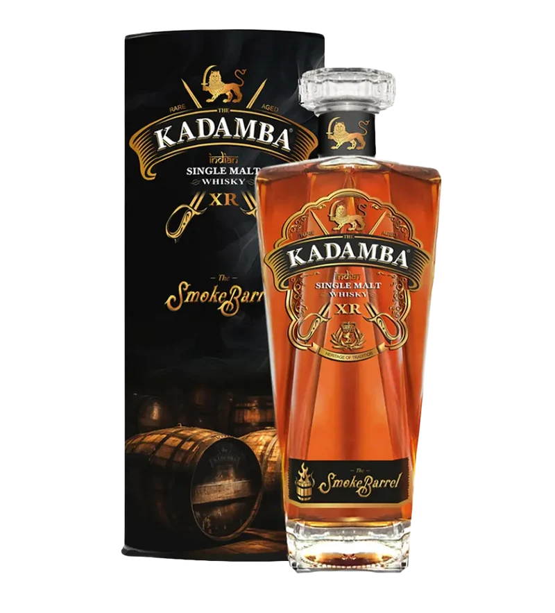 Kadamba Indian S-Malt Whisky (XR) The Smoke Barrel 750ml