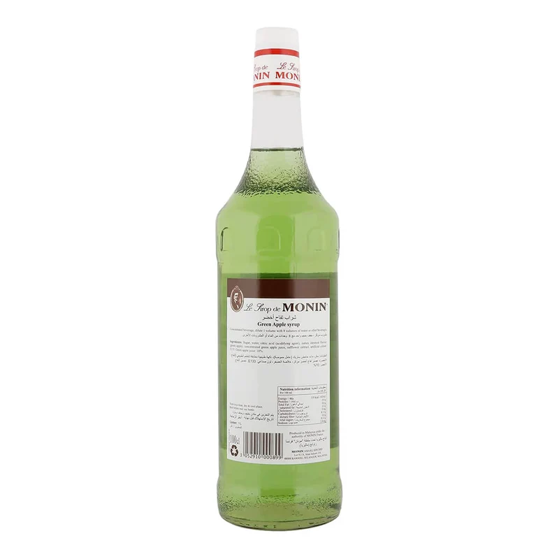 Monin Green Apple Syrup - 1LTR
