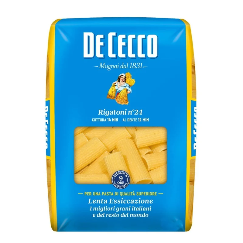 DeCecco Rigatoni Pasta #24, Italy - 1KG