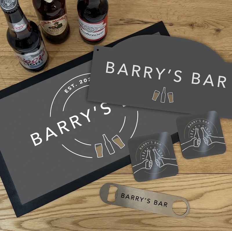 Personalised Gastro Pub Bar Set