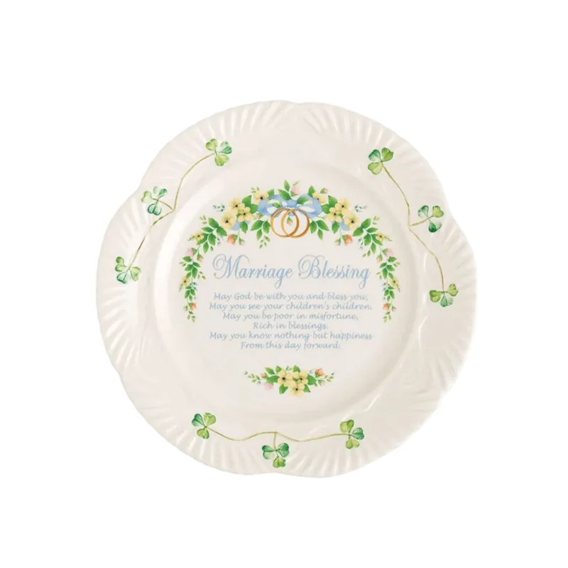 Belleek Marriage Blessing Plate