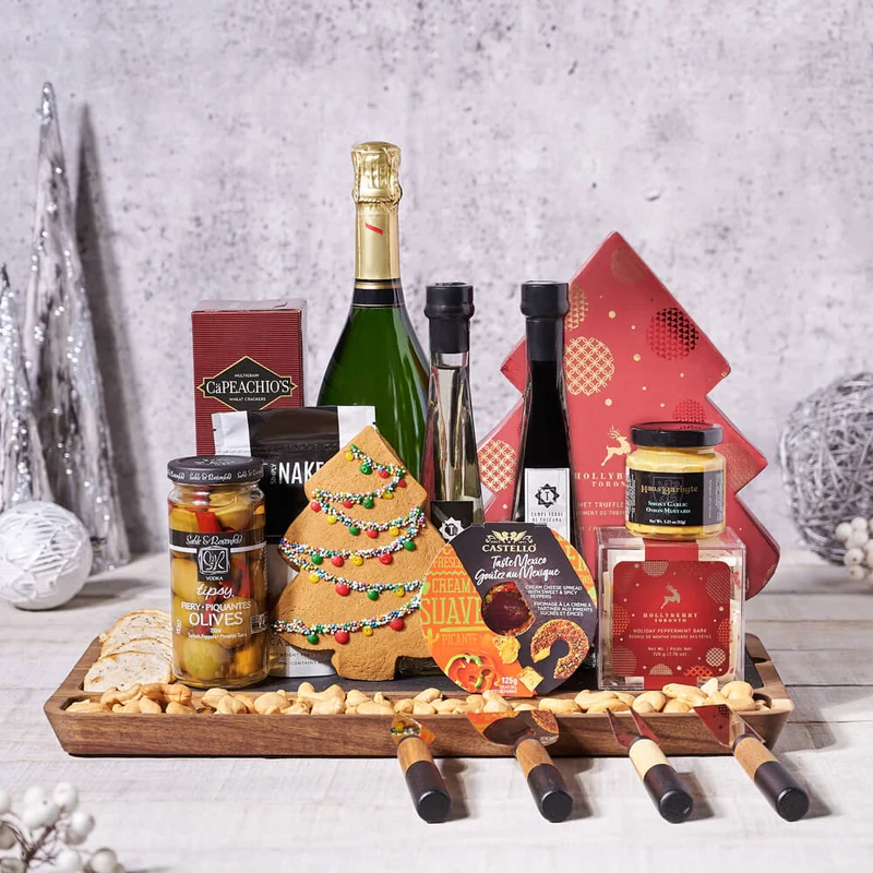 Santa's Champagne Celebration Basket