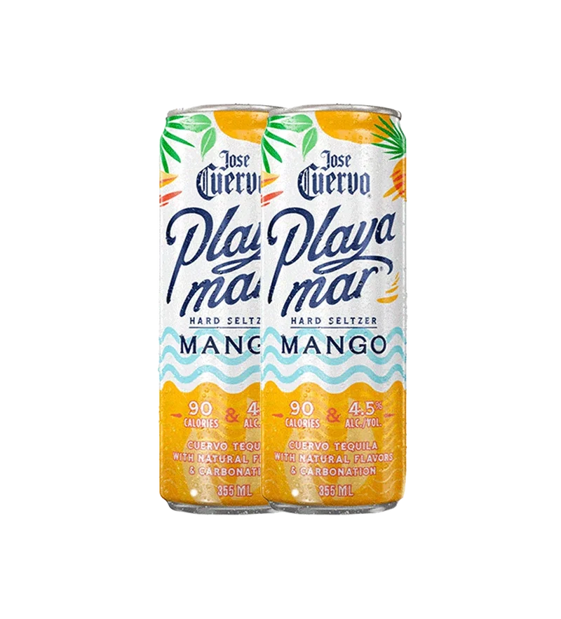 Jose Cuervo Playamar Mango 355ml Pack of 2