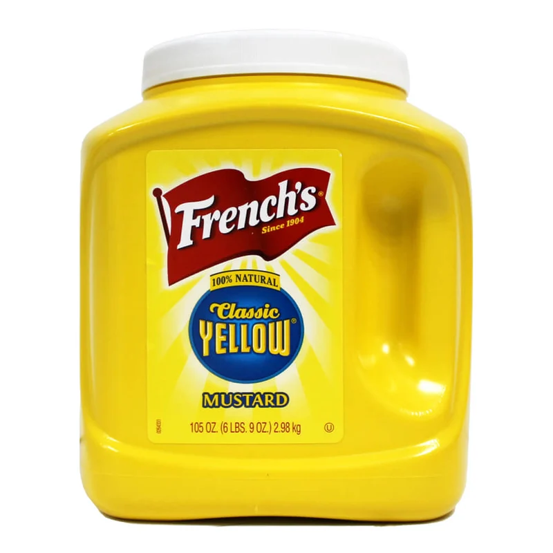 French's Yellow Mustard Sauce, USA - 2.98KG