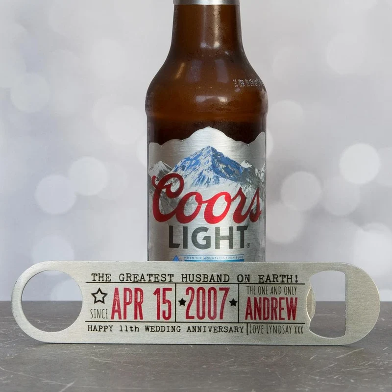 Father's Day Personalised Bottle Opener for Greatest Dad on Earth!