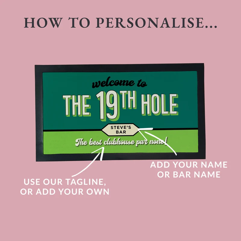 19th Hole Golf Home Bar Set