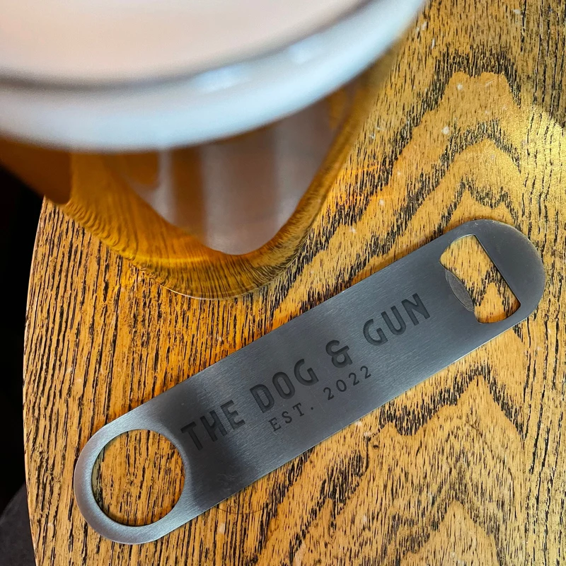 Personalised Bar Mat and Coasters Wood Accessories for a Home Bar