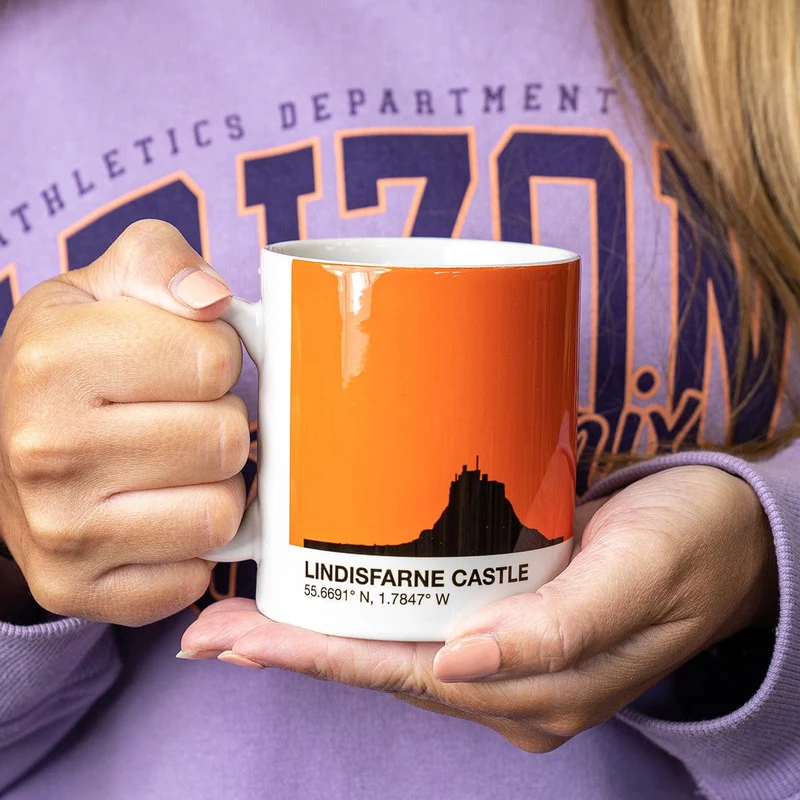 Lindisfarne Castle Northumberland Mug & Optional Coaster
