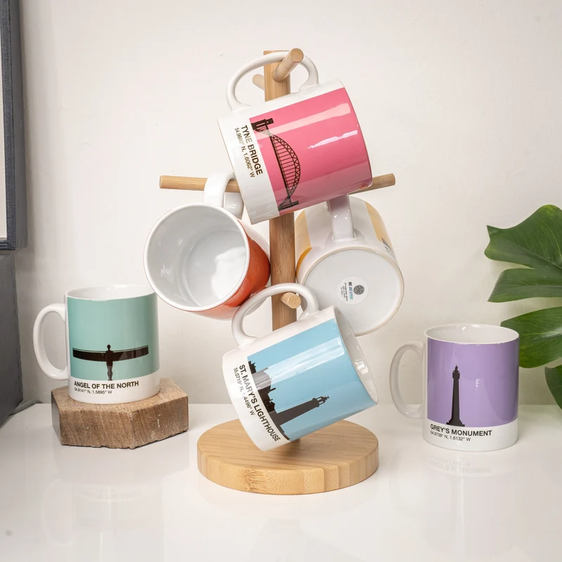 Newcastle Tyne Bridge Mug & Optional Coaster