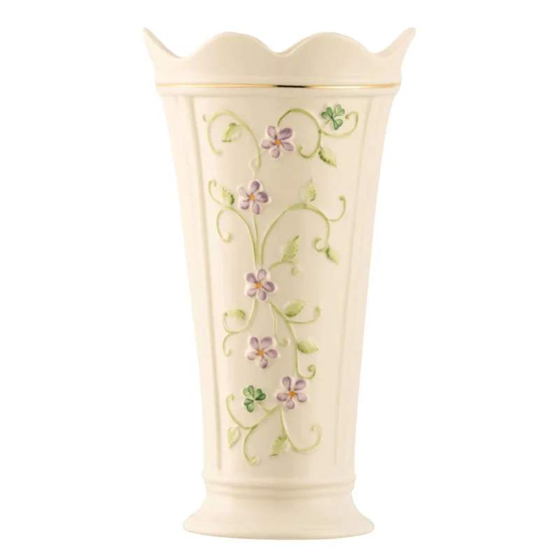 Belleek Irish Flax Vase