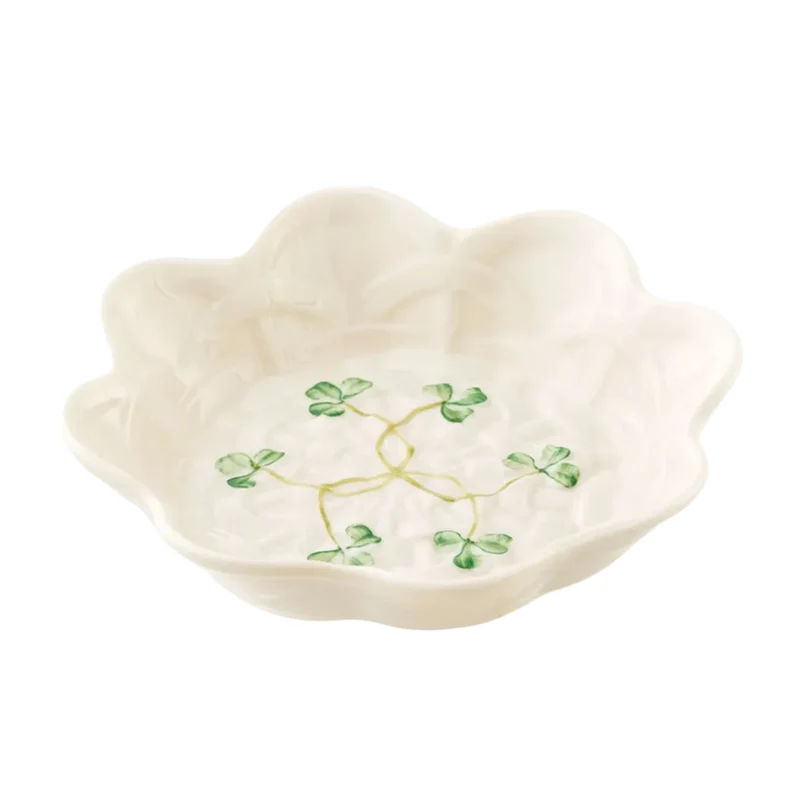 Belleek Classic Shamrock Sweet Dish