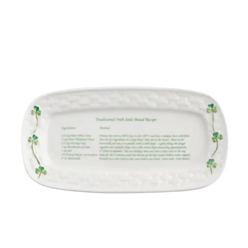 Belleek Shamrock Tray Irish Soda Recipe