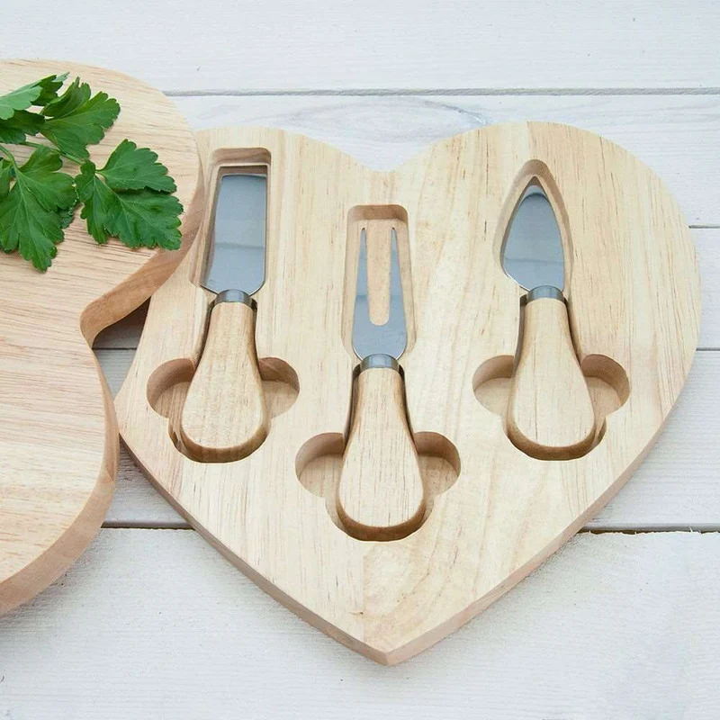 Personalised 'All You Need is Love' Heart Cheese Board