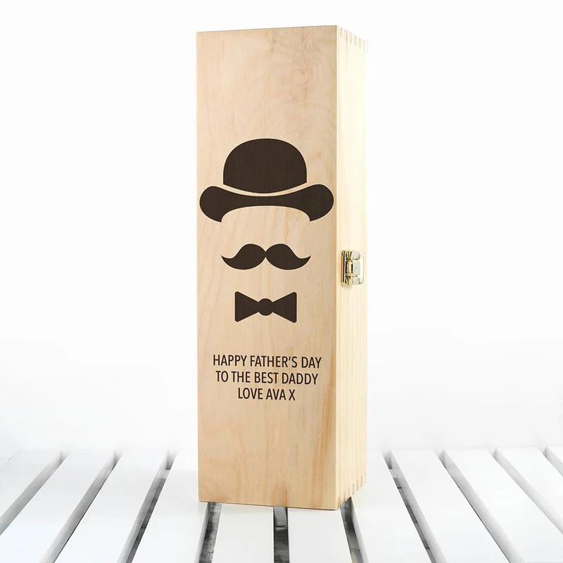 Personalised Gentleman's Wine Box