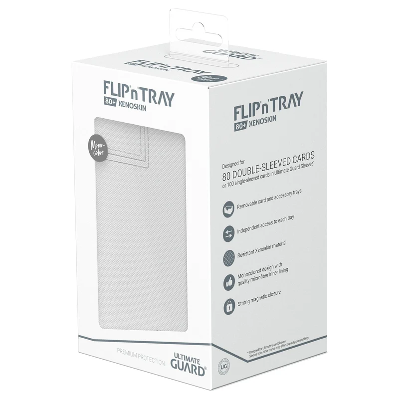 Ultimate Guard Flip'n'Tray 80+ Xenoskin - White