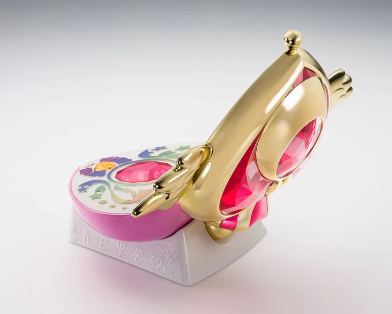 Sailor Moon - Crisis Moon Compact Verwandlungsbrosche mit Licht- und Soundeffekten
