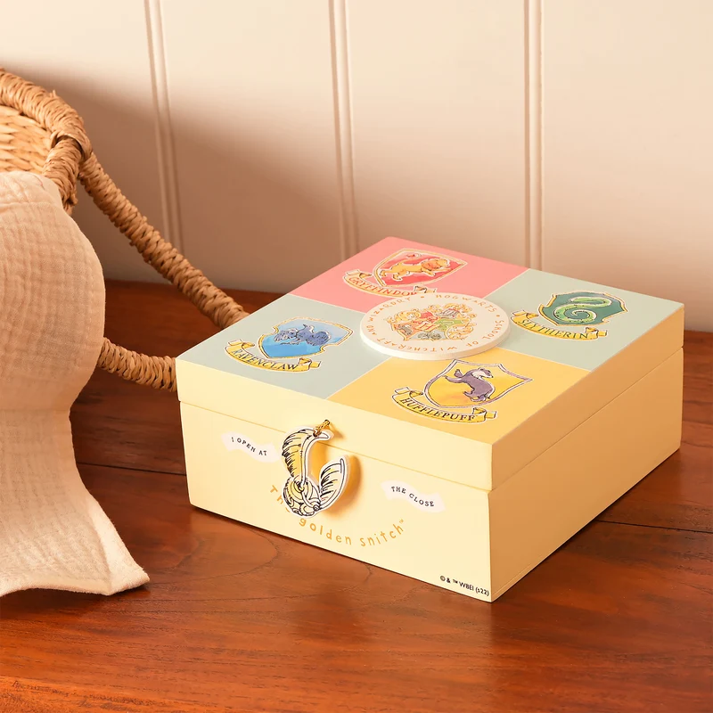 Harry Potter - House Crest Aufbewahrungsbox Holz