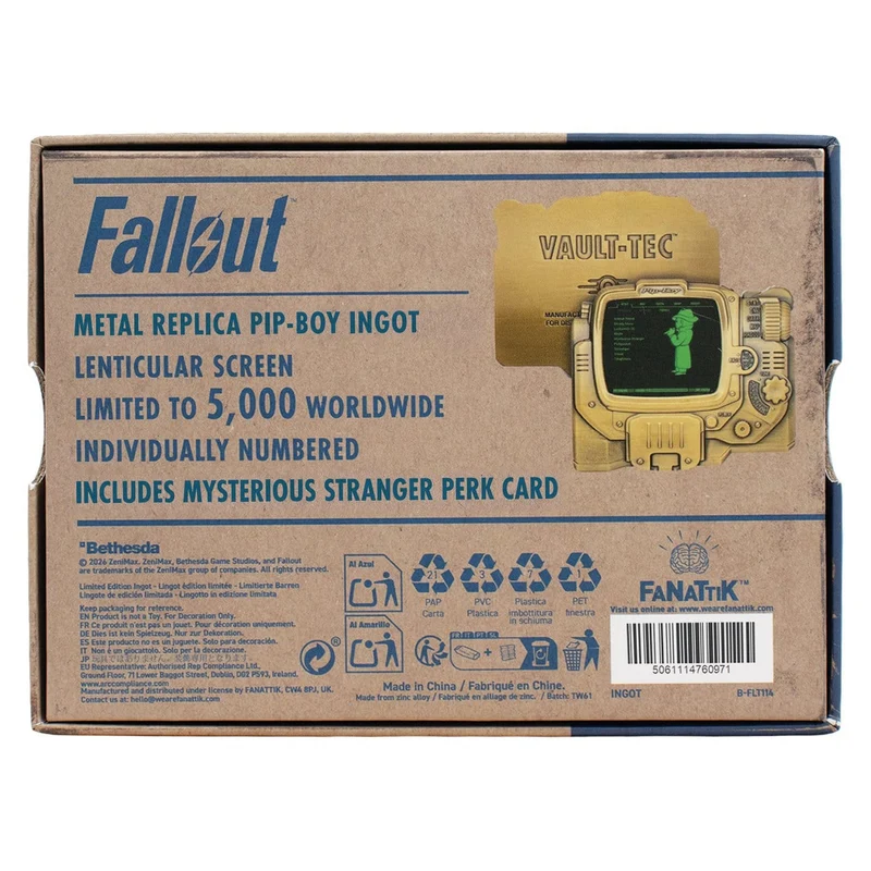 Fallout - Pip-Boy Lentikularbarren Sammler Replik Limited Edition