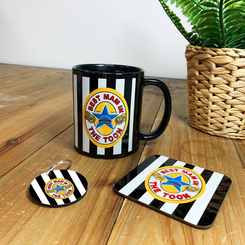 Best Mam in the Toon Gift Mug Set For Newcastle Geordies