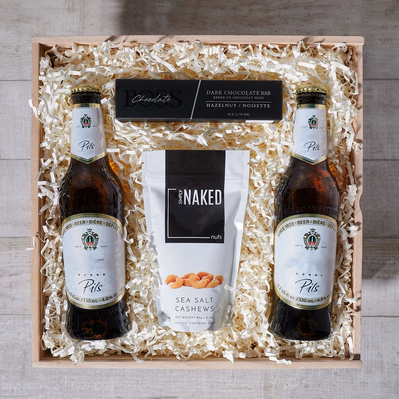 Weekend Wind Down Beer & Snack Gift Box