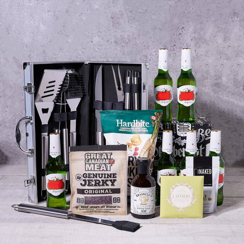 Simple Beer & Snacks Basket