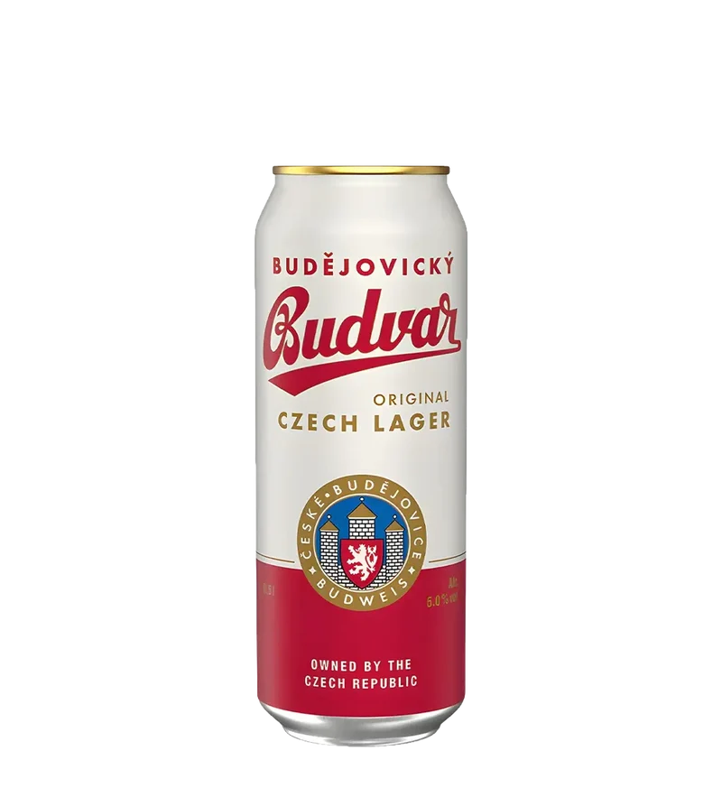 Budvar Beer 500ml Can