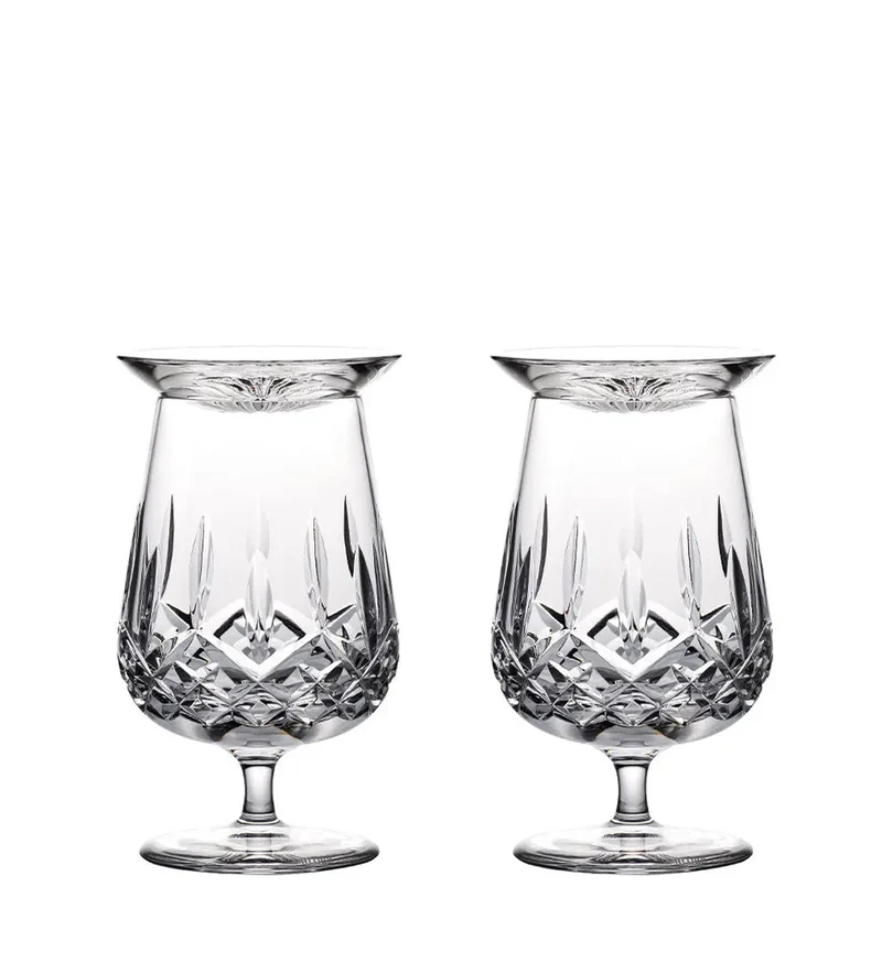 Waterford Connoisseur Lismore Snifter & Tasting Cap Pair