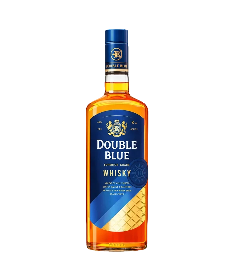 Double blue deluxe Whisky 750ml