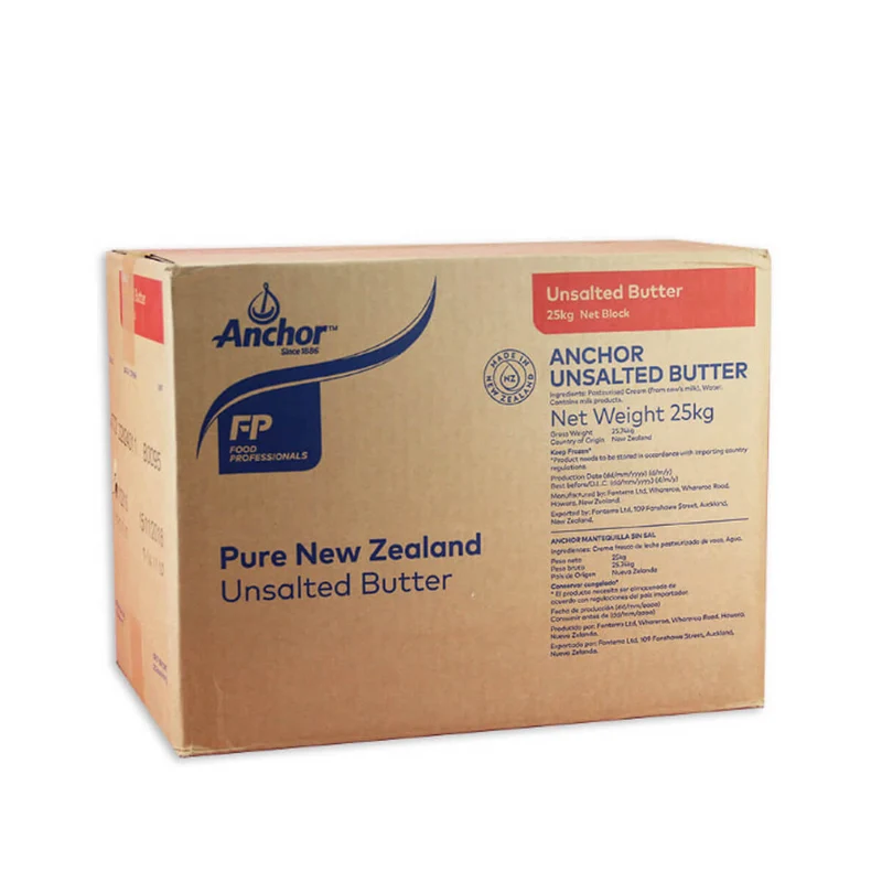 Anchor Butter Block Unsalted - 25KG