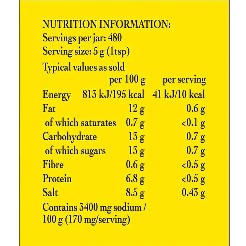Colman's Original Mustard, UK - 2.25LTR