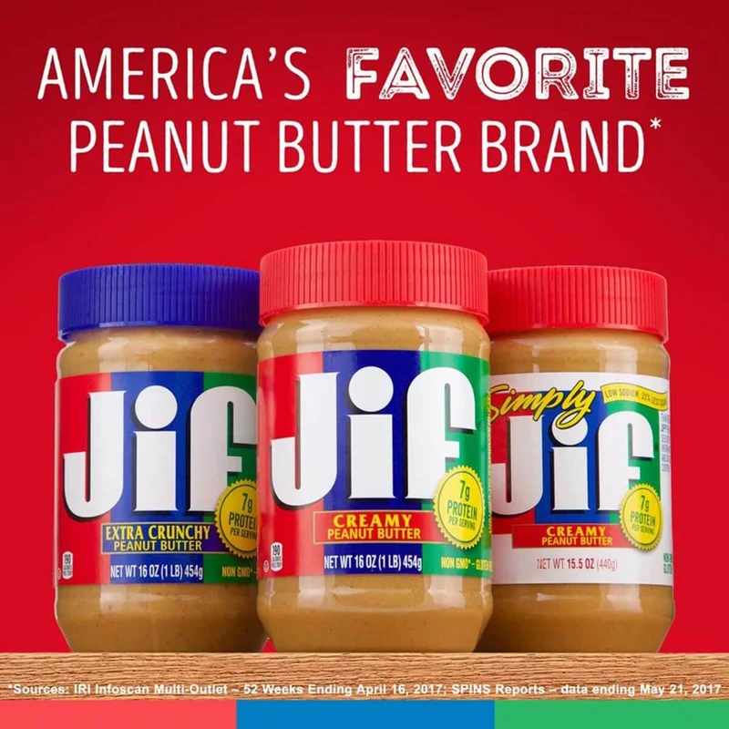 JIF Peanut Butter, Creamy, USA - 454G