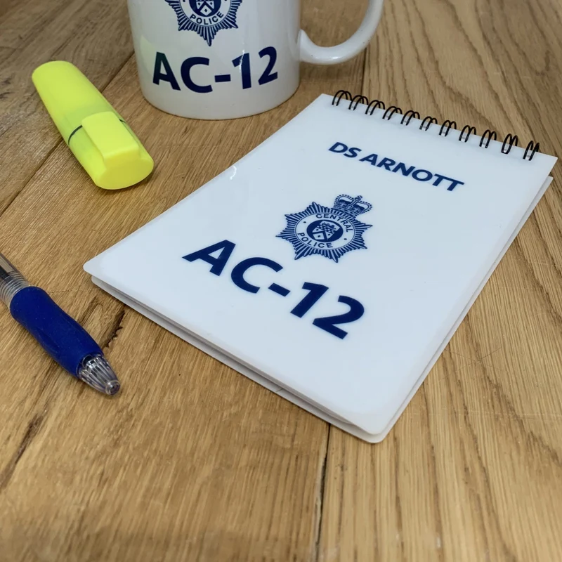 Personalised Line of Duty AC-12 AC12 Novelty Police Notepad